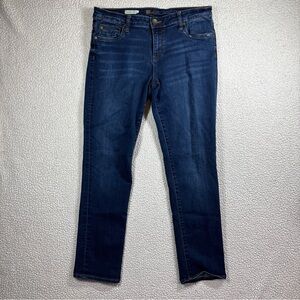 Kut From The Kloth Catherine Boyfriend Women Size 10 Dark Wash Stretch Blue Jean